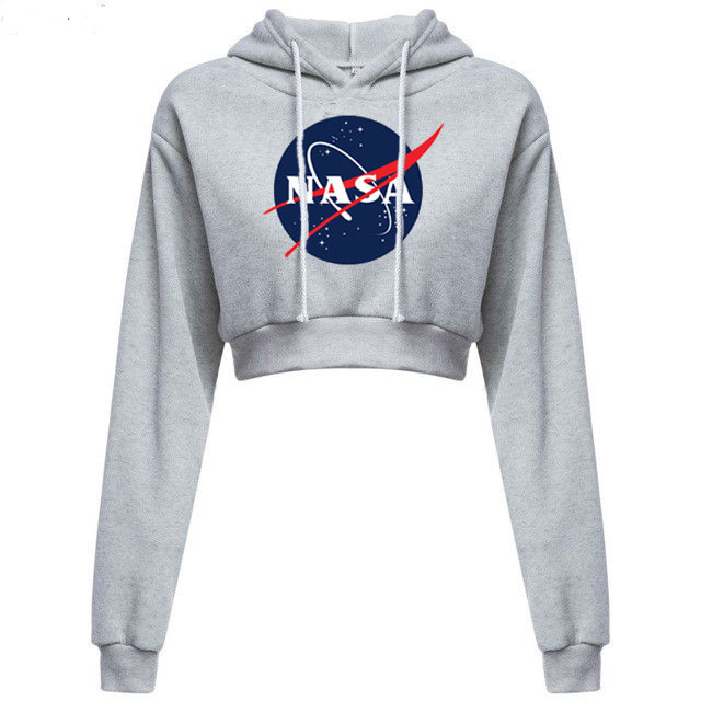 nasa cropped hoodie