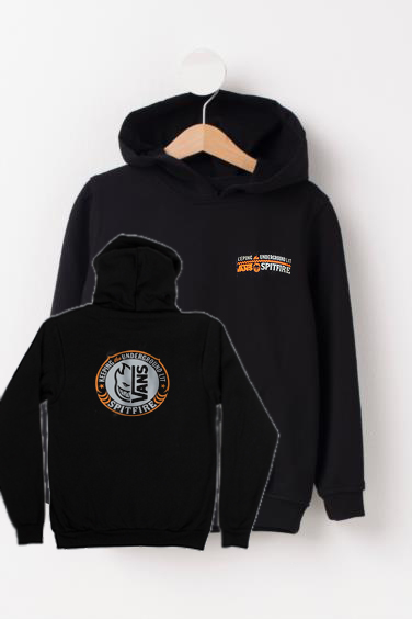 Vans - Spitfire Twoface Black hoodies 