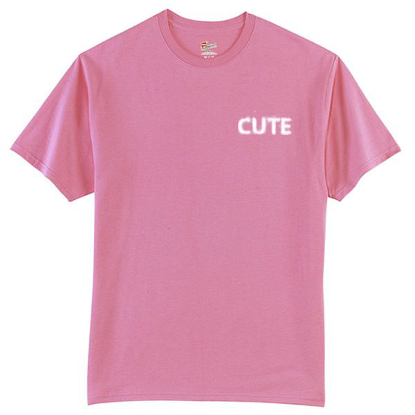 Cute Light Pink T Shirt Hotterbay